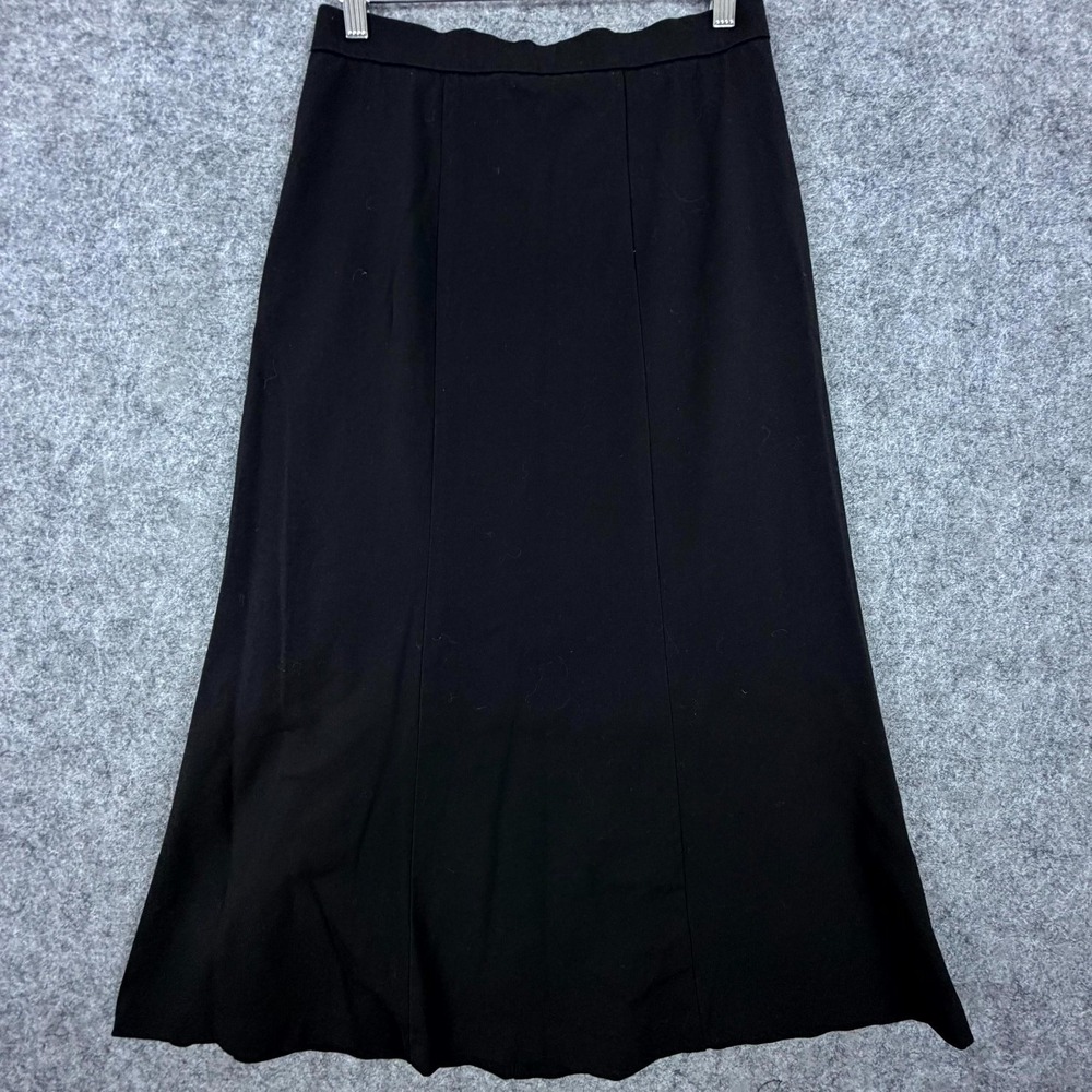 Zoe Skirt Womens Small Black Vintage A-Line Office‎ Chic Capsule Basics Career